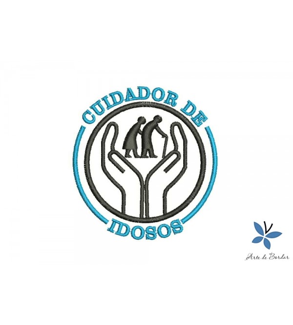 Matriz de Bordado Cuidador De Idosos 004