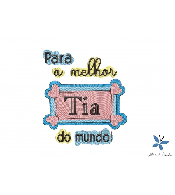 Matriz de Bordado Titia 007