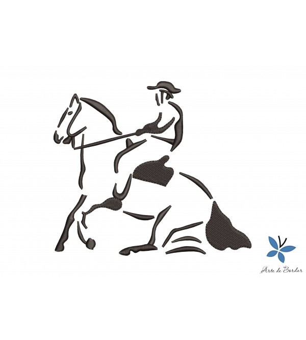 Matriz de Bordado Cavalo 030