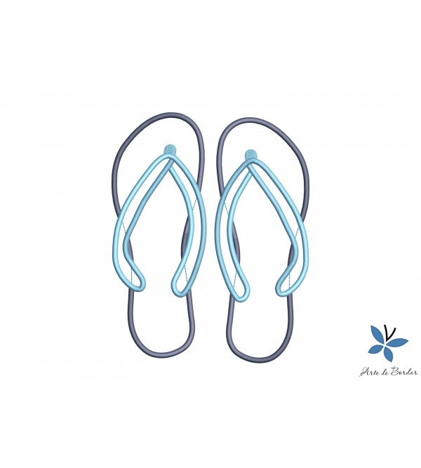 Matriz de Bordado Chinelos 001