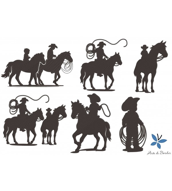 Matrizes de Bordado Coleção Cavalos 002