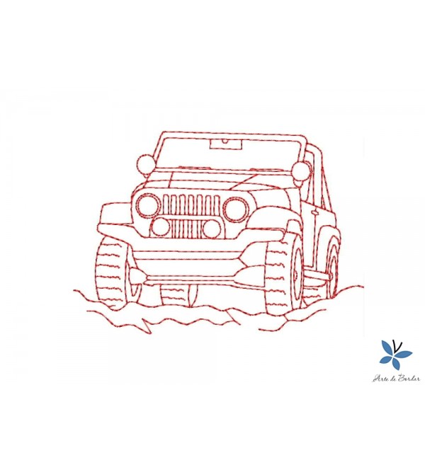 Matriz de Bordado Jeep 001