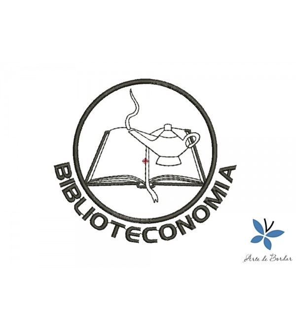 Matriz de Bordado Biblioteconomia 001