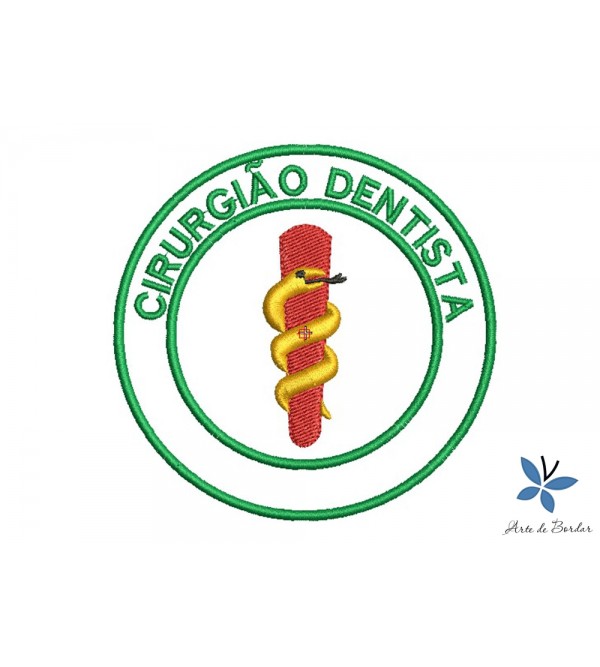 Matriz de Bordado Cirurgião Dentista 001