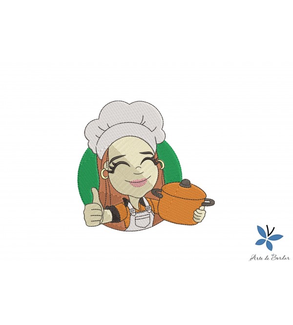 Matriz de Bordado Chef 007