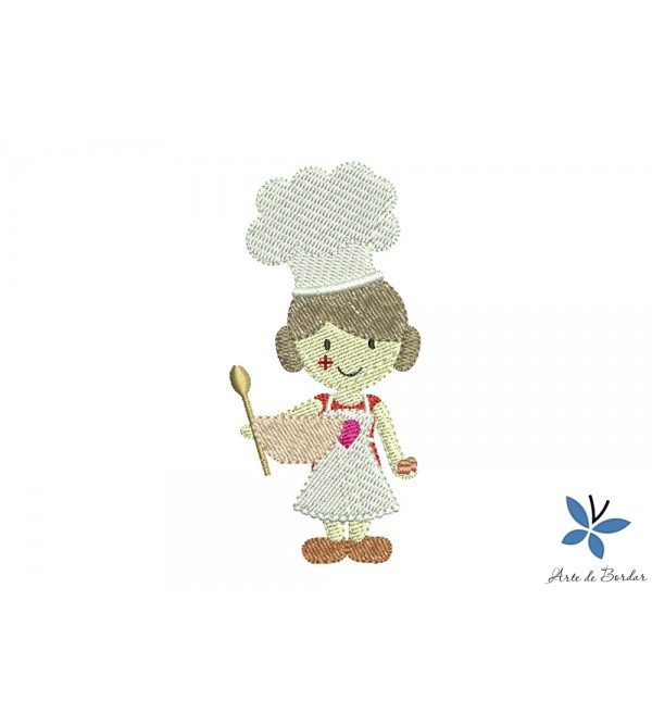Matriz de Bordado Chef 005