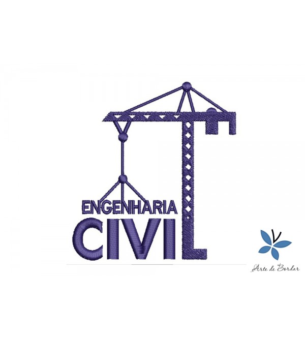 Matriz de Bordado Engenharia Civil 001