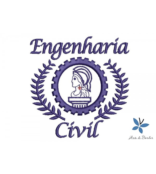 Matriz de Bordado Engenharia Civil 004