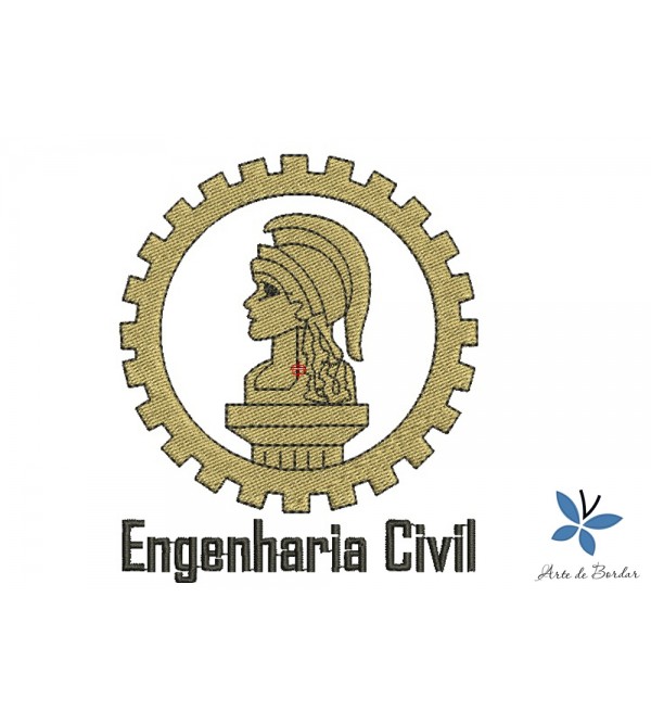 Matriz de Bordado Engenharia Civil 005