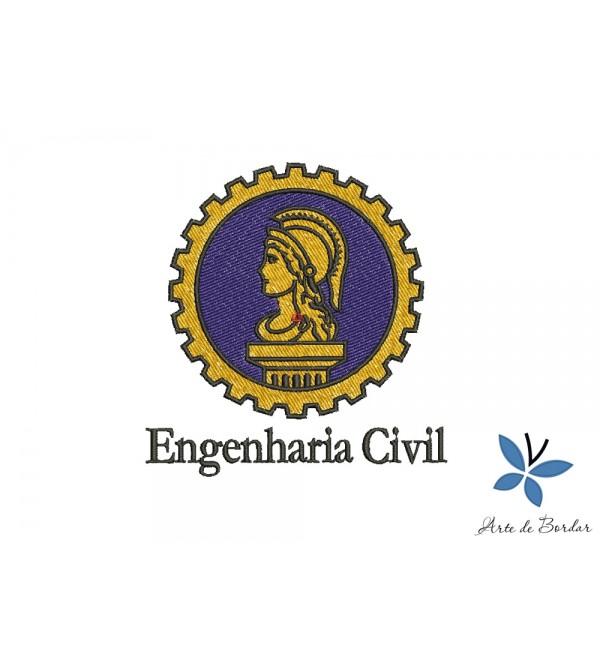 Matriz de Bordado Engenharia Civil 006