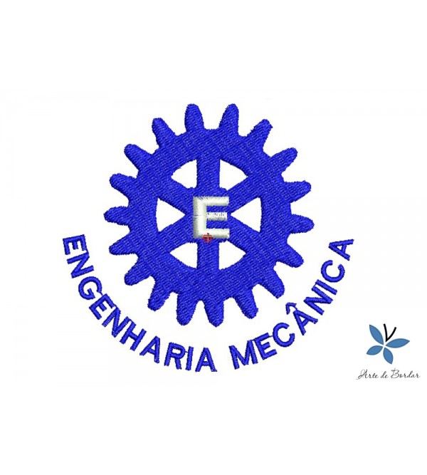Matriz de Bordado Engenharia Mecânica 001