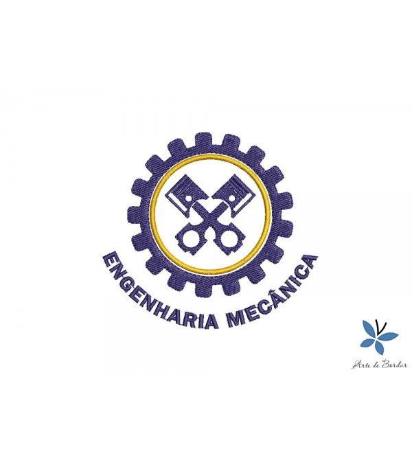 Matriz de Bordado Engenharia Mecânica 002