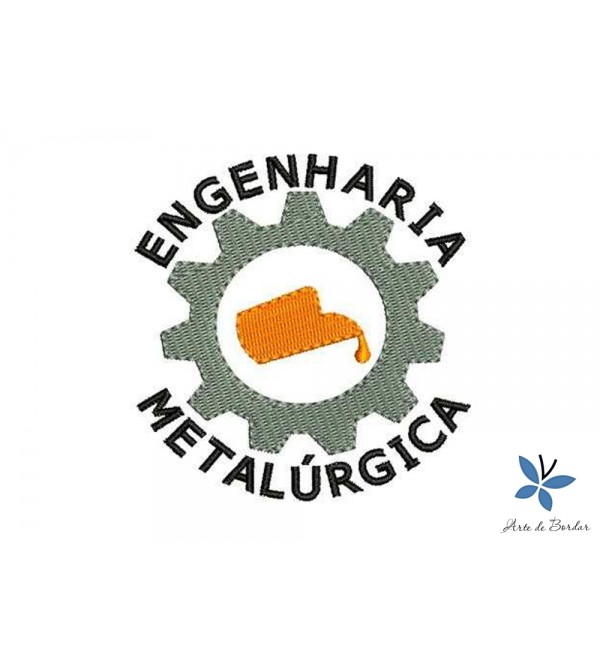 Matriz de Bordado Engenharia metalúrgica 001