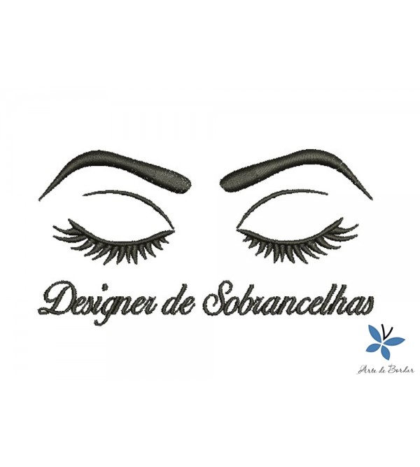 Matriz de Bordado Designer de Sobrancelhas 001