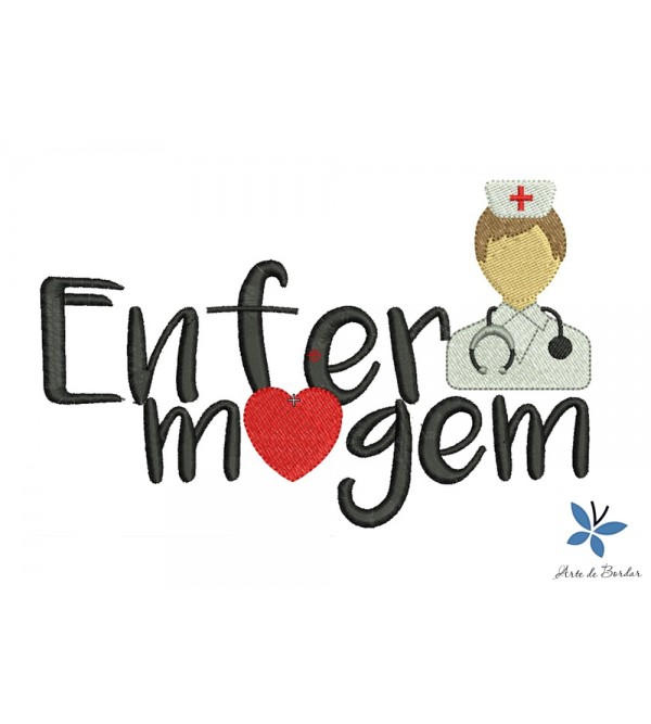 Matriz de Bordado ENFERMAGEM 004