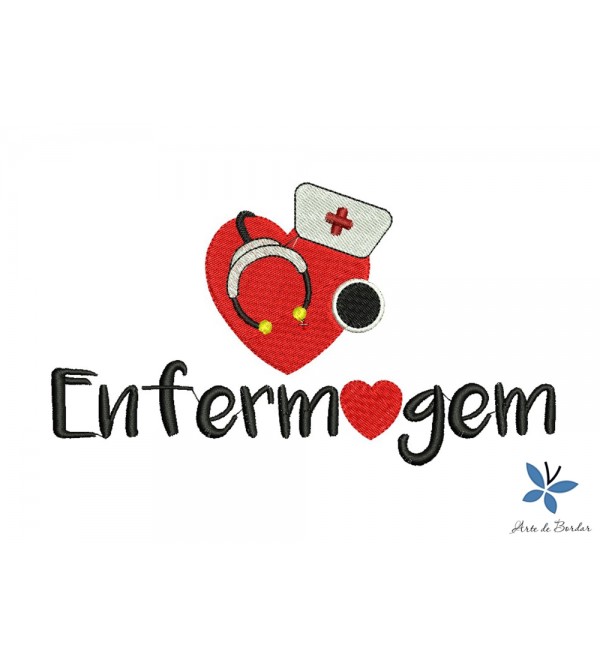 Matriz de Bordado ENFERMAGEM 005