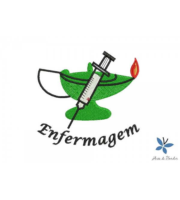Matriz de Bordado ENFERMAGEM 015