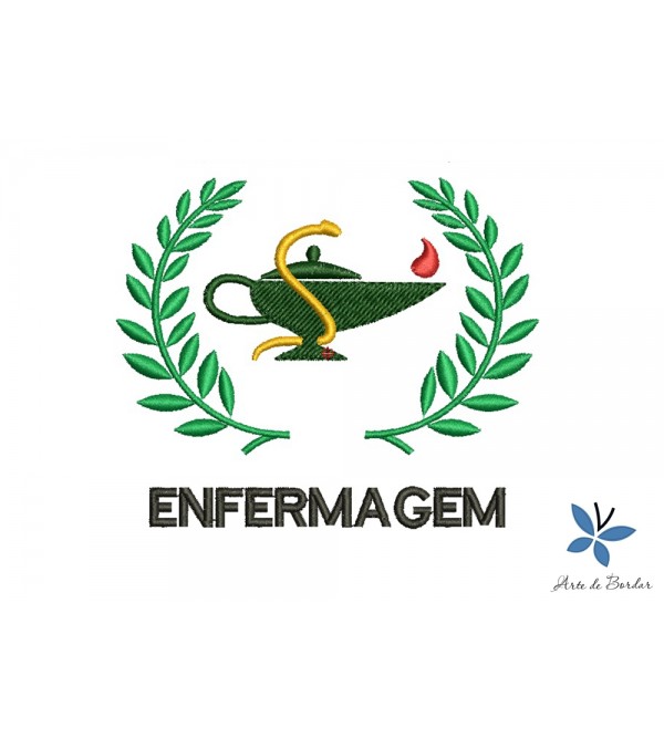 Matriz de Bordado ENFERMAGEM 017