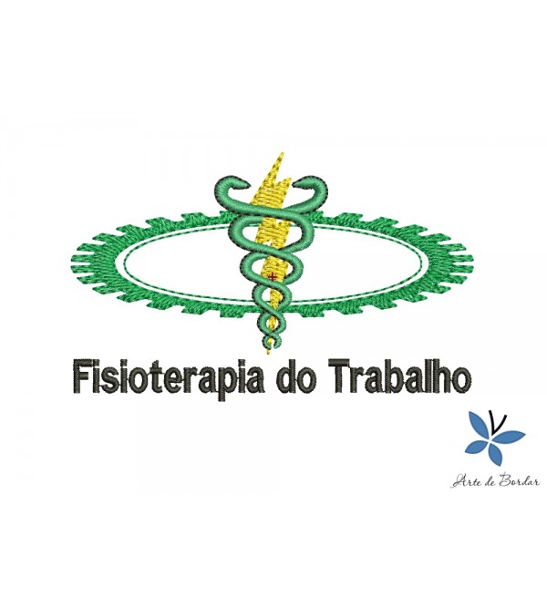 Matriz de Bordado Fisioterapia do trabalho 001