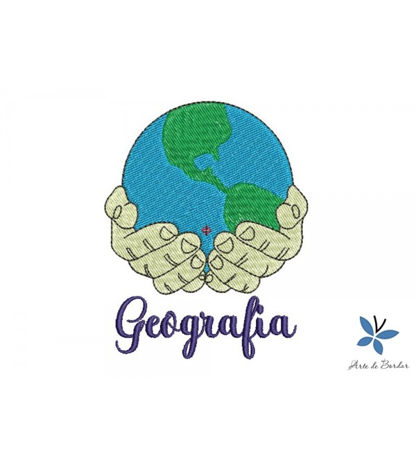 Matriz de Bordado Geografia 001