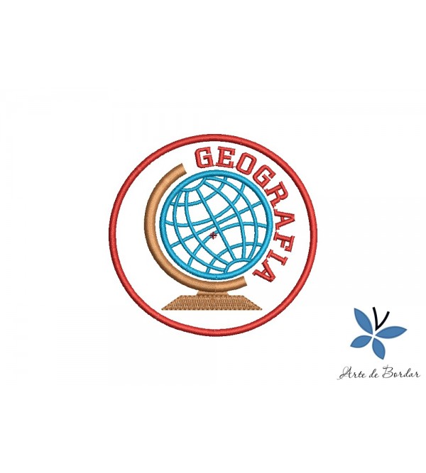 Matriz de Bordado Geografia 002