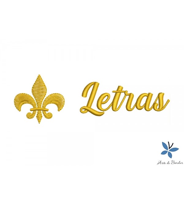 Matriz de Bordado Letras 003