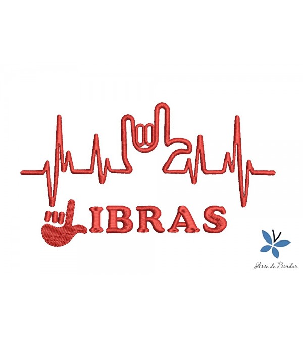 Matriz de Bordado Libras 001