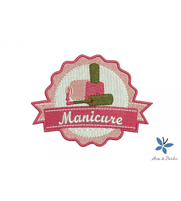 Matriz de Bordado Manicure 005
