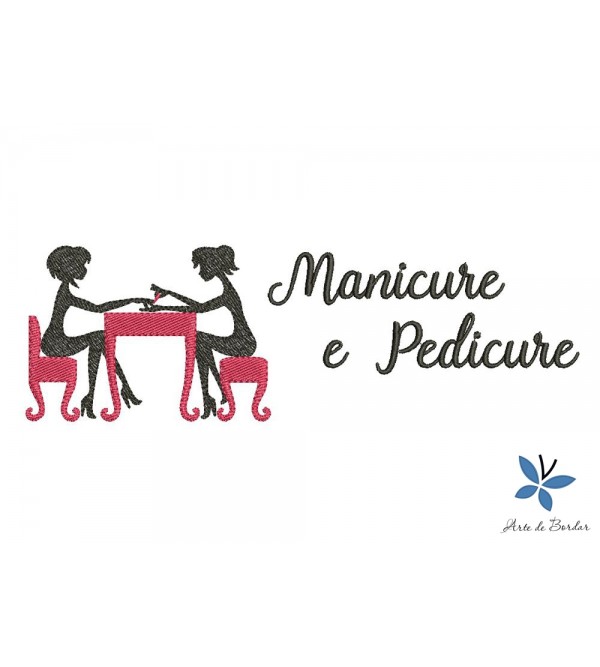 Matriz de Bordado Manicure 007