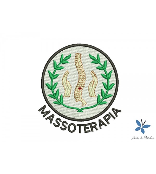 Matriz de Bordado Massoterapia 002