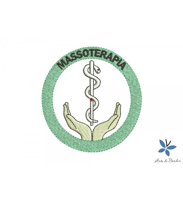 Matriz de Bordado Massoterapia 003