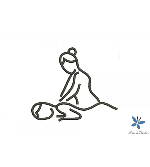 Matriz de Bordado MASSOTERAPIA 004