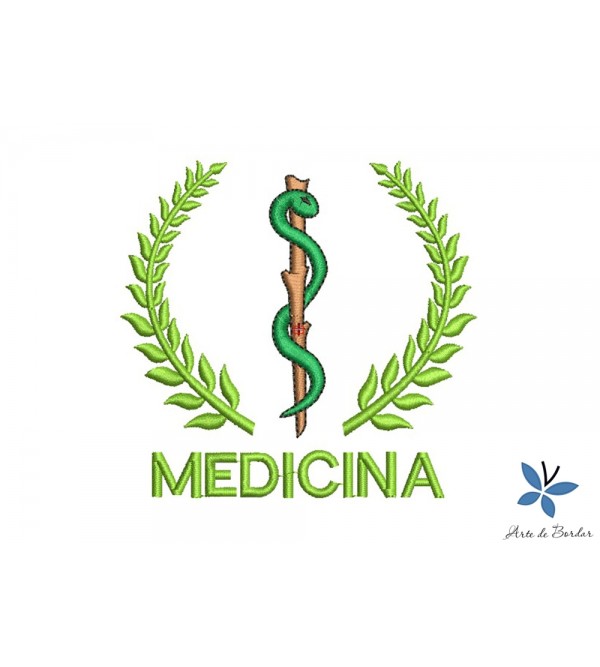 Matriz de Bordado Medicina 004