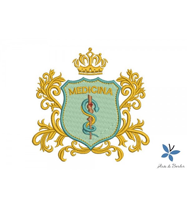 Matriz de Bordado Medicina 006