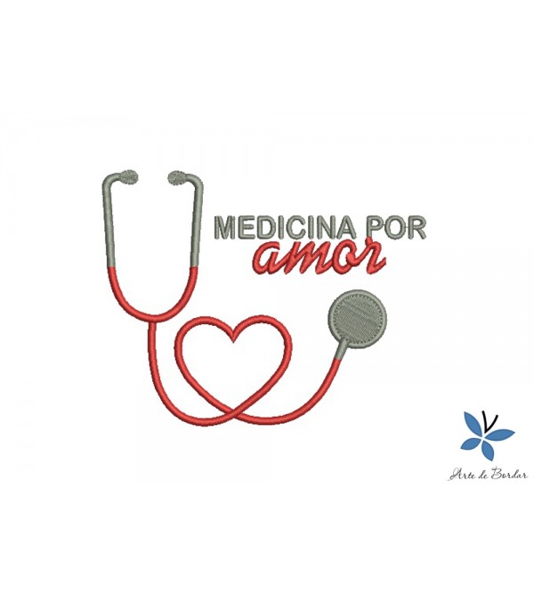 Matriz de Bordado Medicina 008