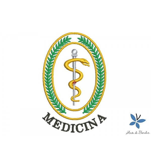 Matriz de Bordado Medicina 010
