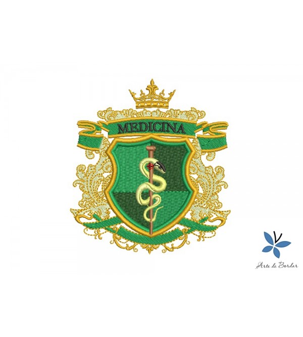 Matriz de Bordado Medicina 011