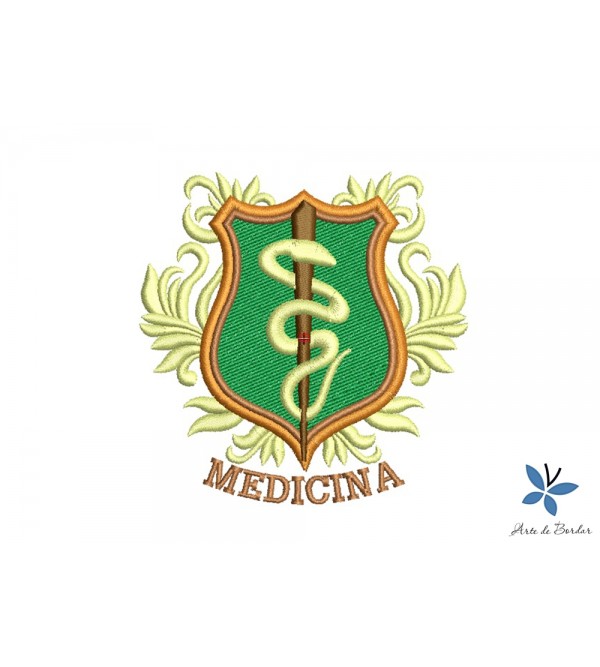Matriz de Bordado Medicina 013