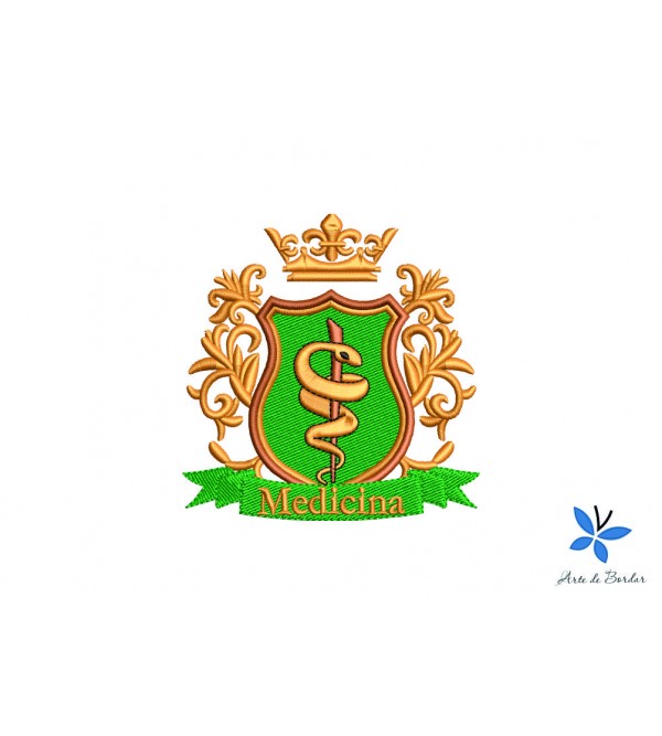 Matriz de Bordado Medicina 014
