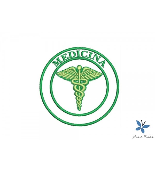 Matriz de Bordado Medicina 015