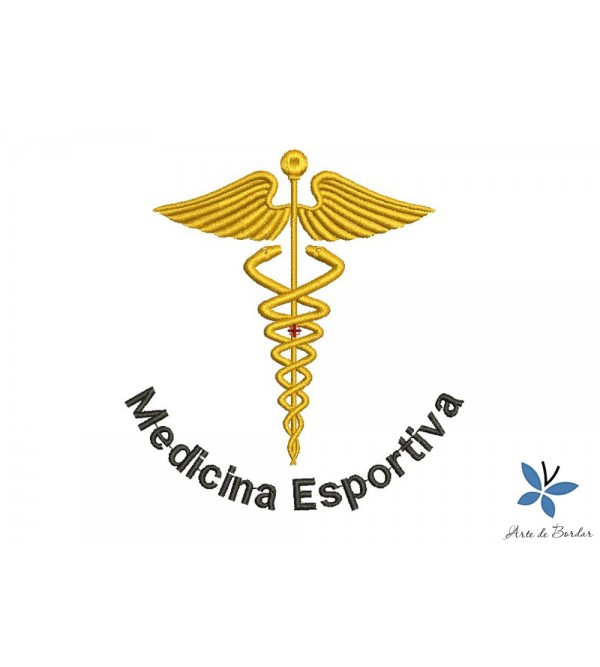 Matriz de Bordado Medicina esportiva 001