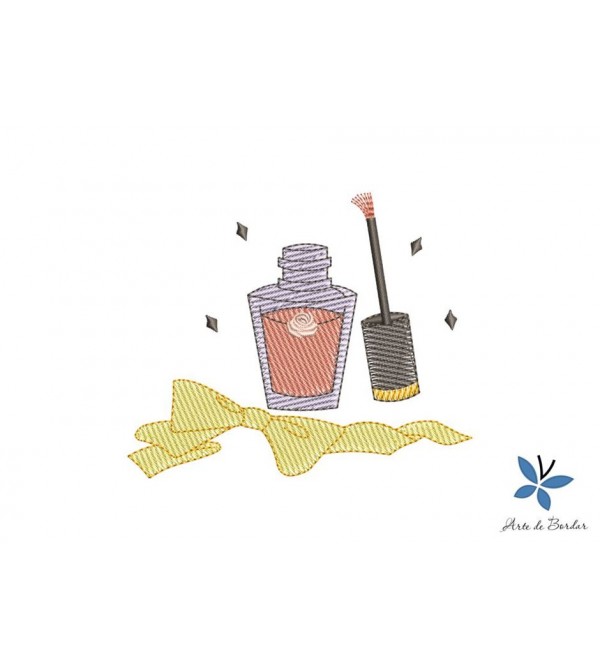 Matriz de Bordado Manicure 013