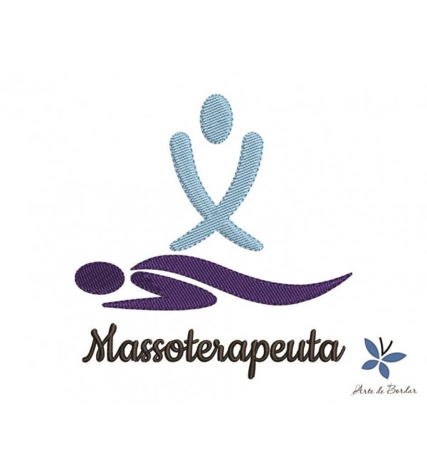 Matriz de Bordado Massoterapia 005