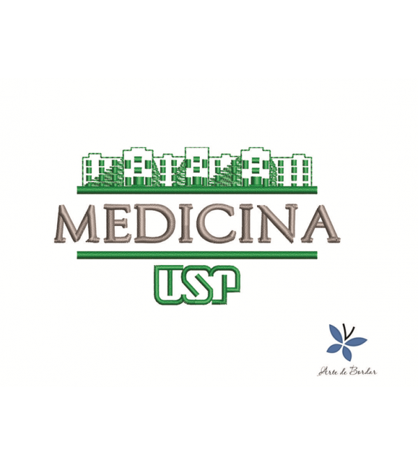 Matriz de Bordado Medicina USP 001