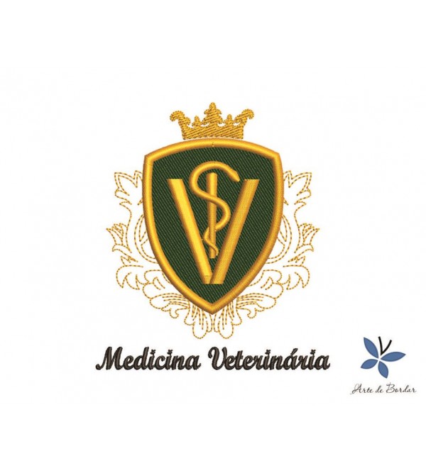 Matriz de Bordado Veterinária 016