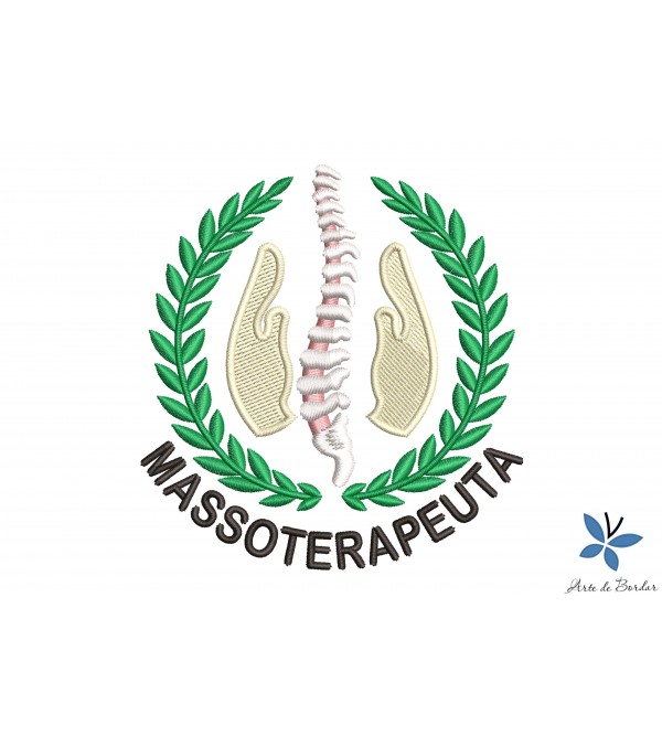 Matriz de Bordado Massoterapia 006