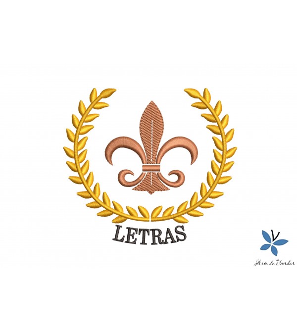 Matriz de Bordado Letras 004