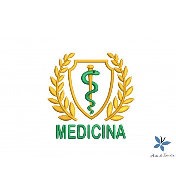 Matriz de Bordado Medicina 016