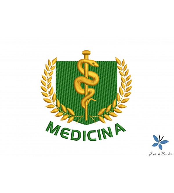 Matriz de Bordado Medicina 017