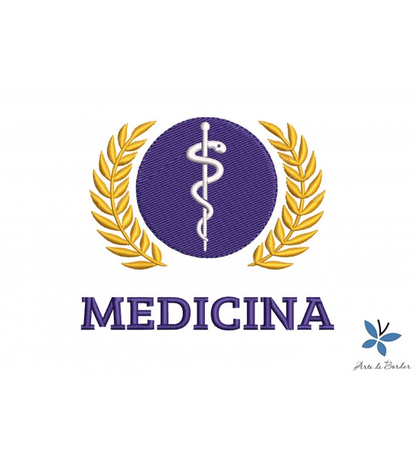 Matriz de Bordado Medicina 018